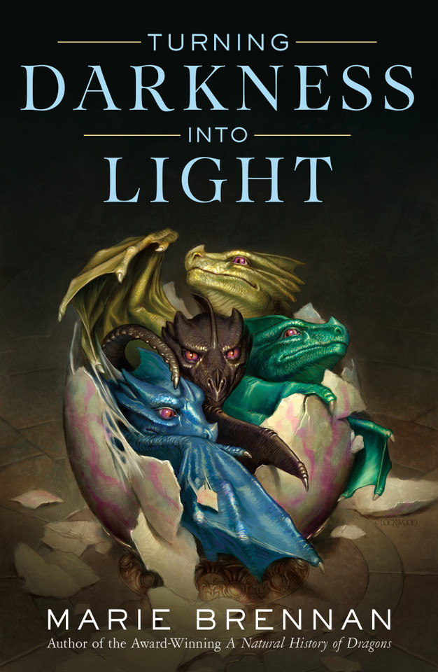 Turning Darkness Into Light book cover by Marie Brennan
