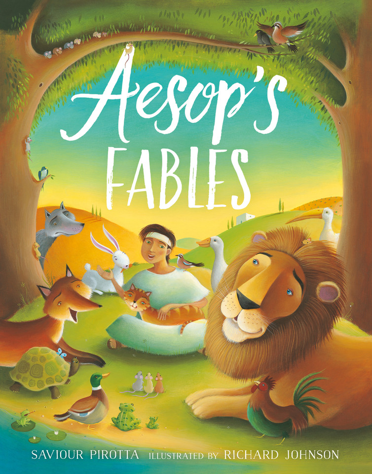Aesop's Fables book cover by Saviour Pirotta