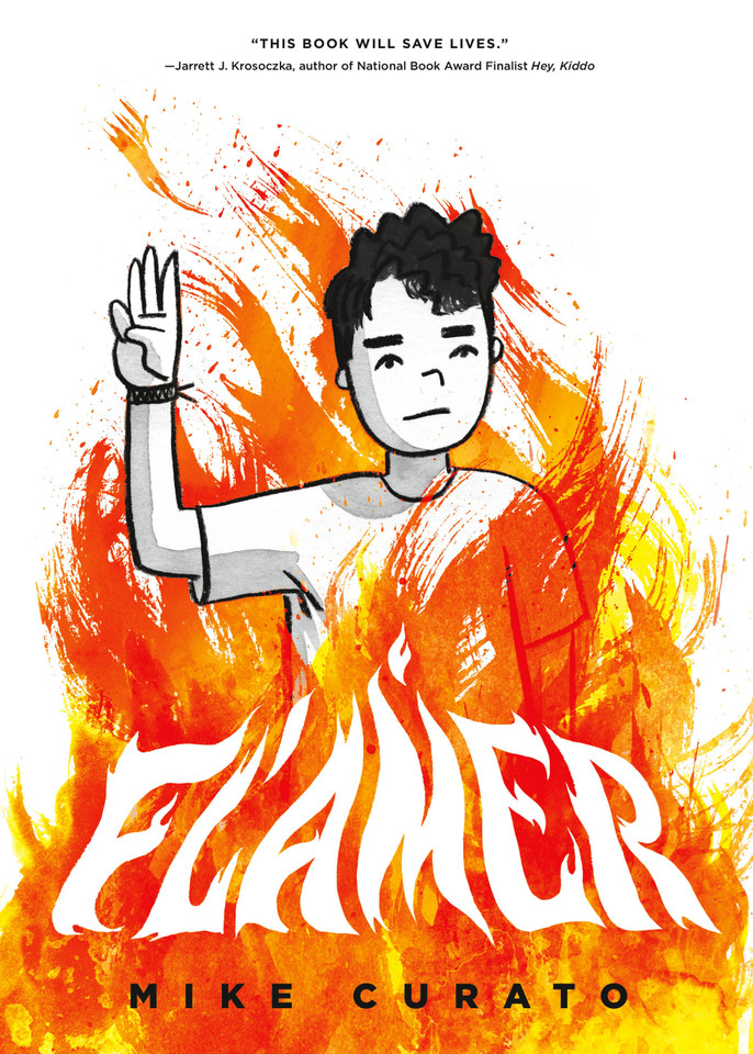 Flamer book cover by Mike Curato