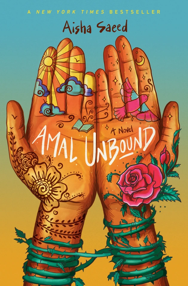 Amal Unbound book cover by Aisha Saeed