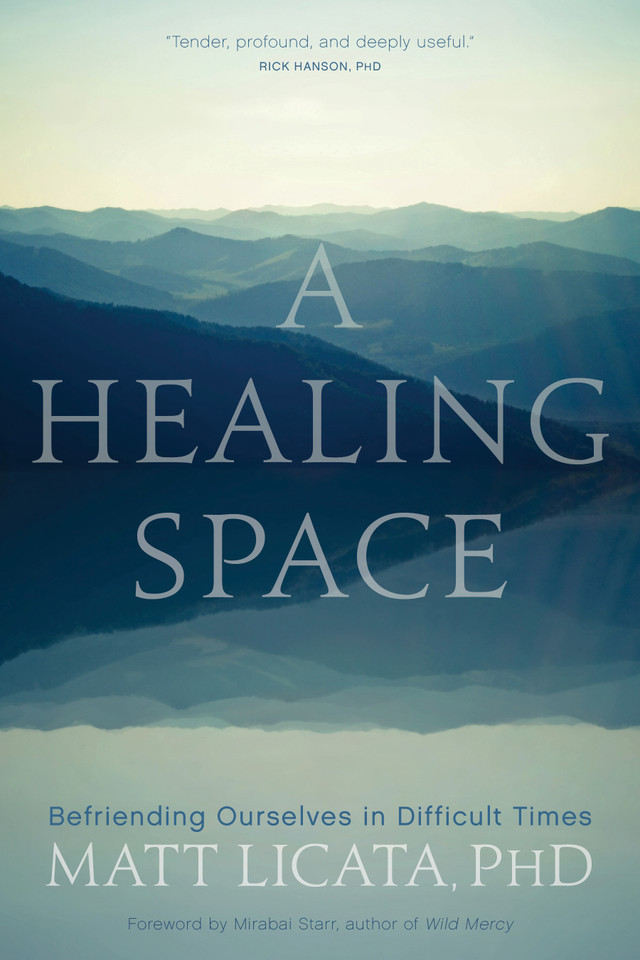 A Healing Space: Befriending Ourselves in Difficult Times book cover by Matt Licata, PhD