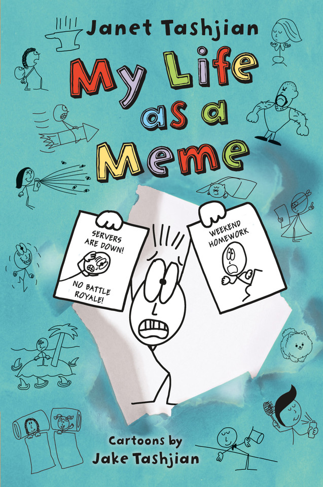 My Life as a Meme book cover by Janet Tashjian