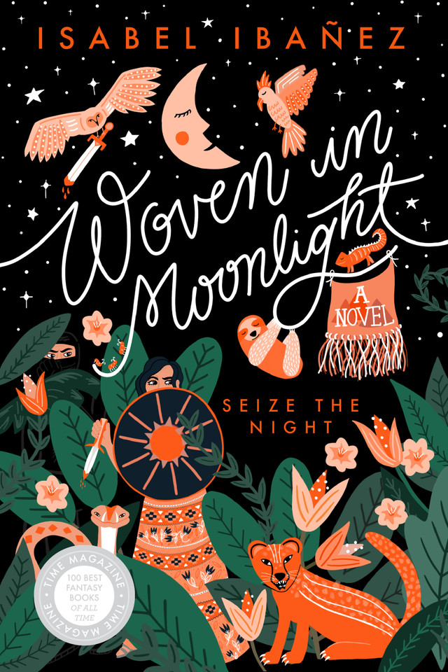 Woven in Moonlight book cover by Isabel Ibañez