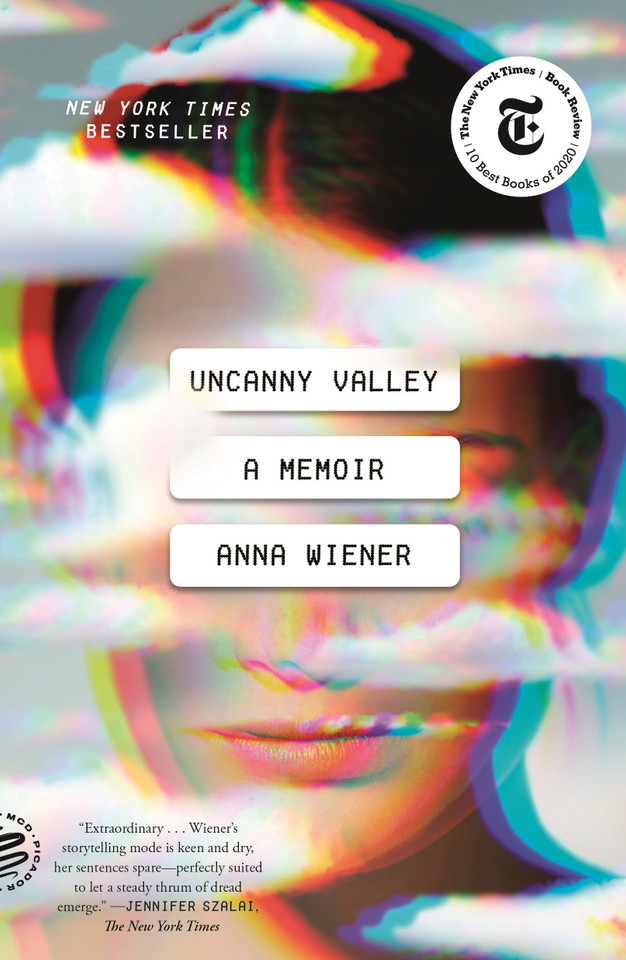 Uncanny Valley: A Memoir book cover by Anna Wiener