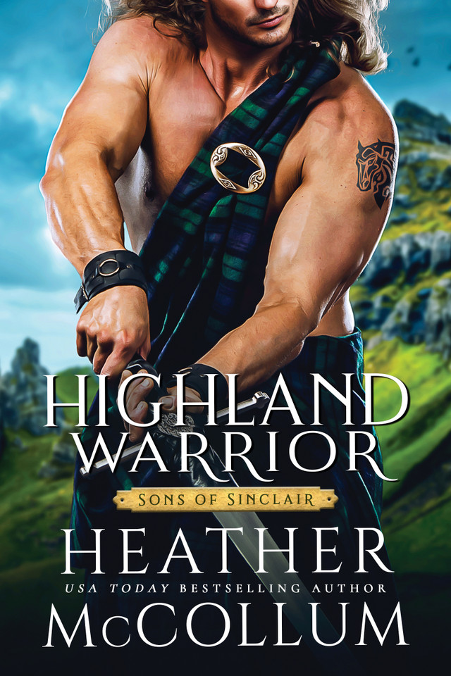 Highland Warrior (Sons of Sinclair #2) book cover by Heather McCollum