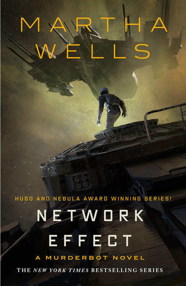 Network Effect: A Murderbot Novel book cover by Martha Wells