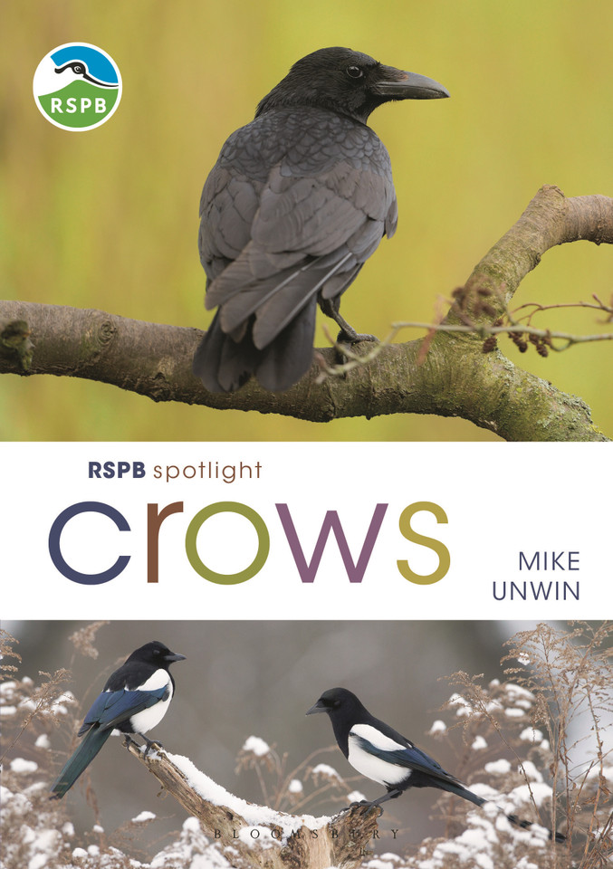 RSPB Spotlight Crows (RSPB) book cover by Mike Unwin