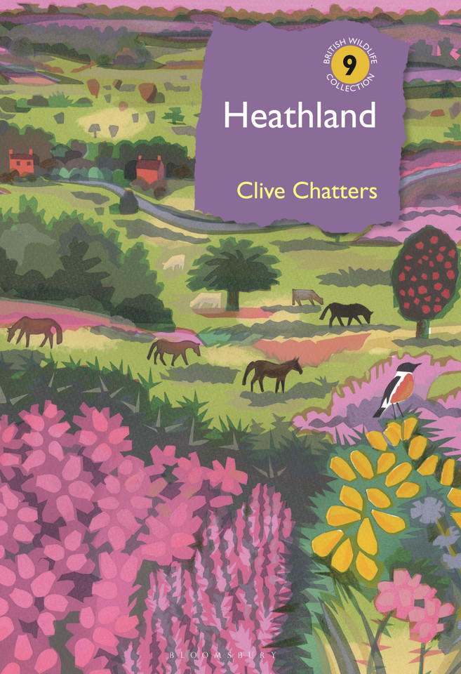 Heathland (British Wildlife Collection) book cover by Clive Chatters