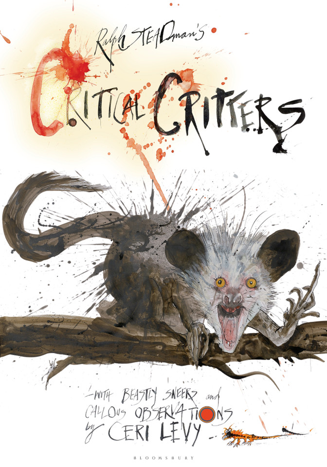 Critical Critters book cover by Ralph Steadman, Ceri Levy