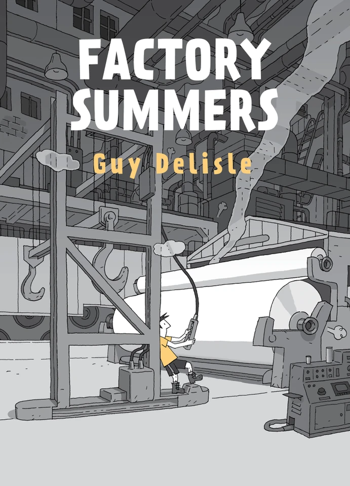 Factory Summers book cover by Guy Delisle