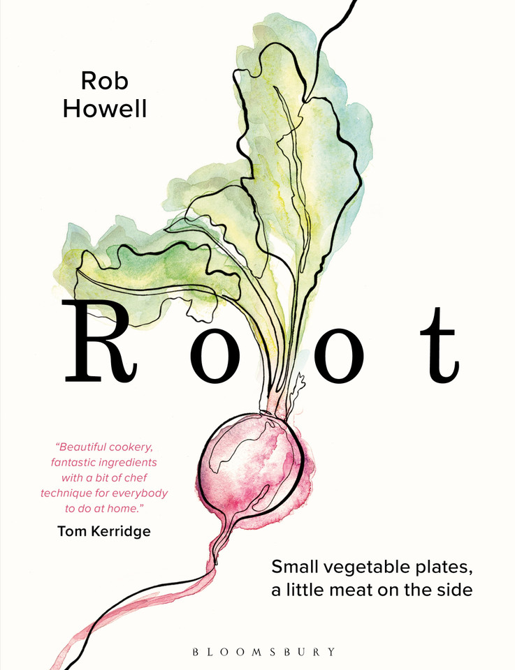 Root: Small vegetable plates, a little meat on the side book cover by Rob Howell