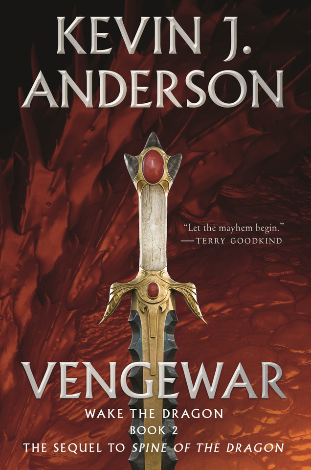 Vengewar (Wake the Dragon #2) book cover by Kevin J. Anderson