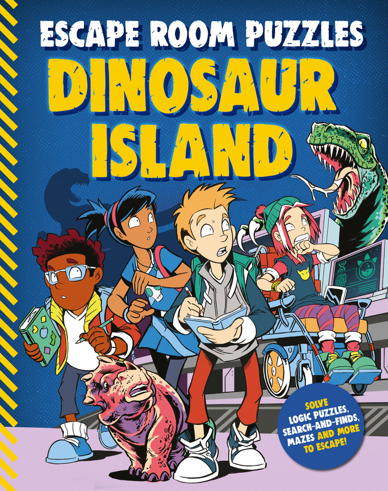 Escape Room Puzzles: Dinosaur Island (Escape Room) book cover by Editors of Kingfisher