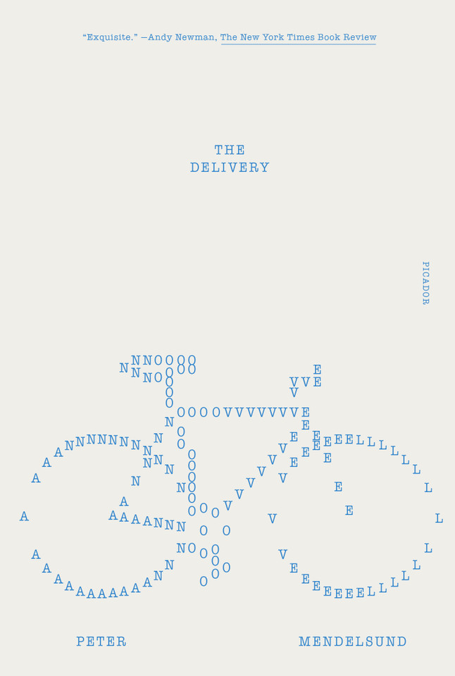 The Delivery: A Novel book cover by Peter Mendelsund
