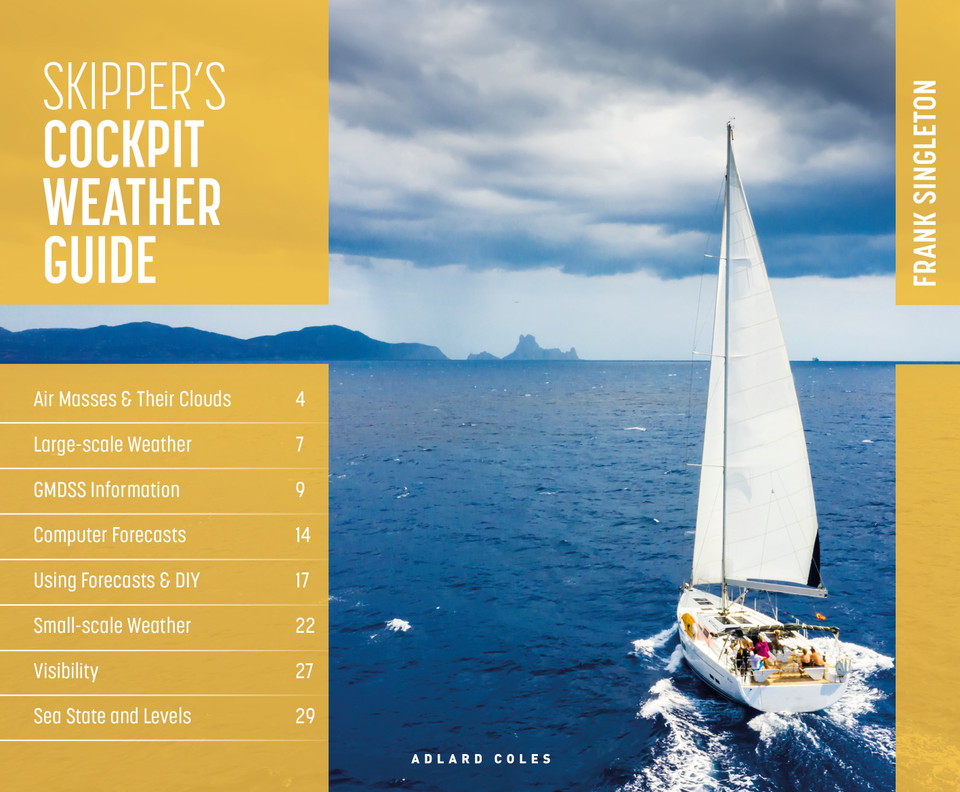 Skipper's Cockpit Weather Guide book cover by Frank Singleton