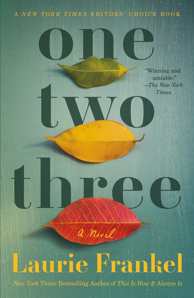 One Two Three: A Novel book cover by Laurie Frankel