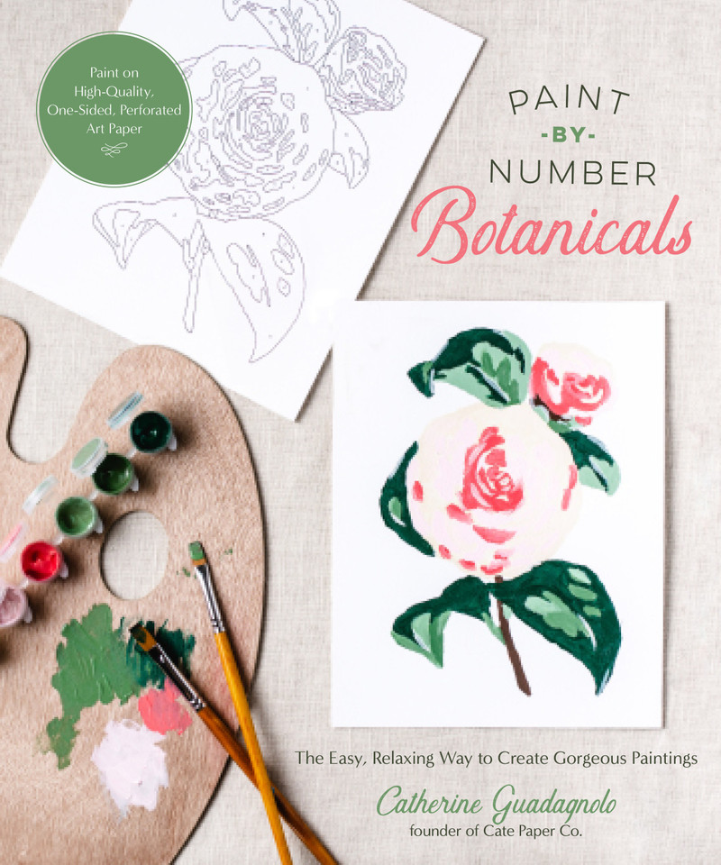 Paint-by-Number Botanicals: The Easy, Relaxing Way to Create Gorgeous Paintings book cover by Catherine Guadagnolo