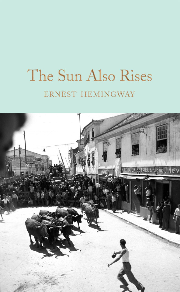 The Sun Also Rises book cover by Ernest Hemingway