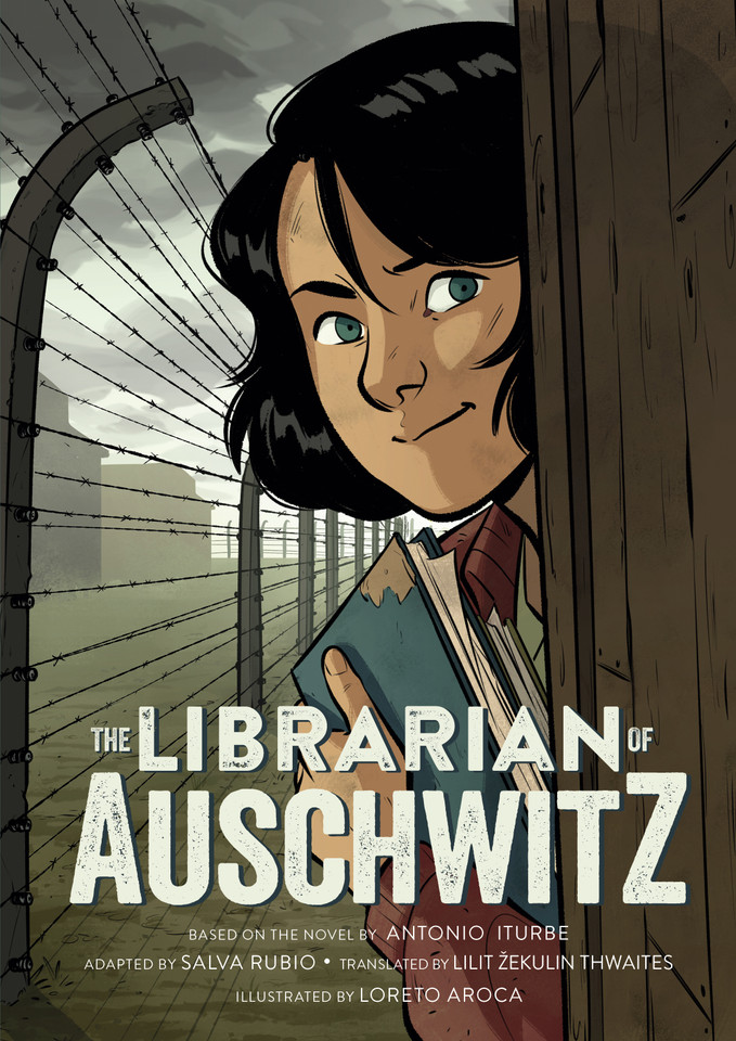 The Librarian of Auschwitz: The Graphic Novel book cover by Antonio Iturbe