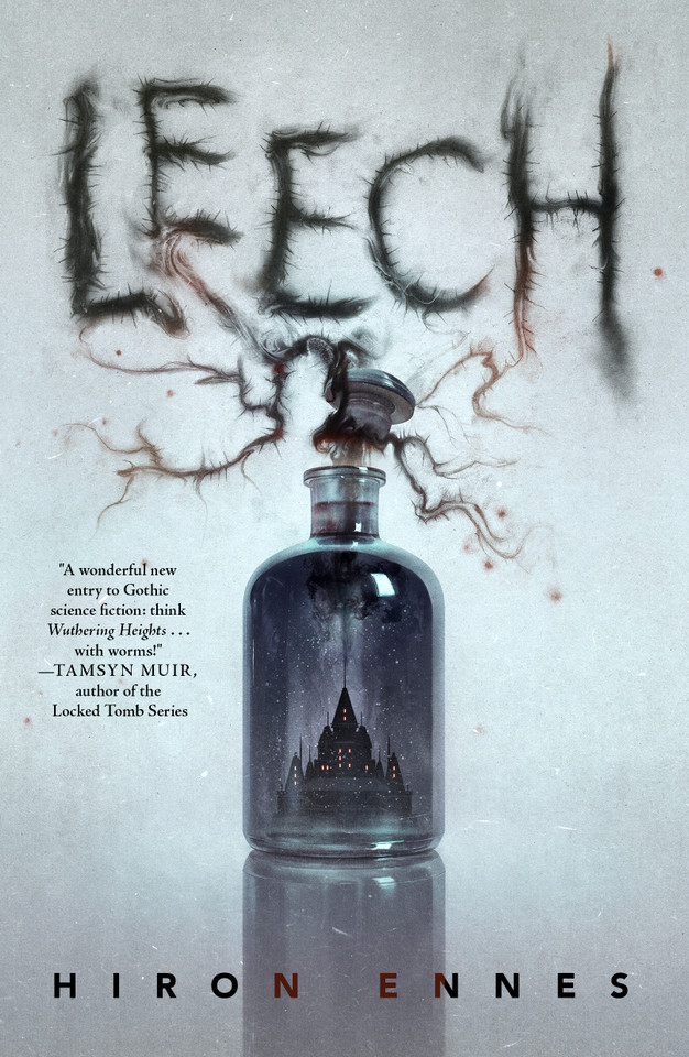 Leech book cover by Hiron Ennes