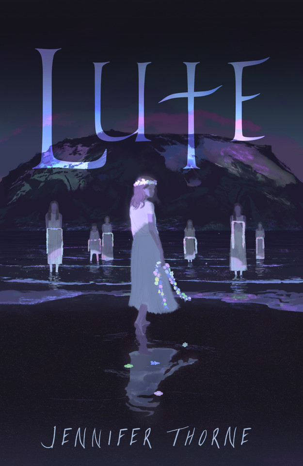 Lute book cover by Jennifer Thorne