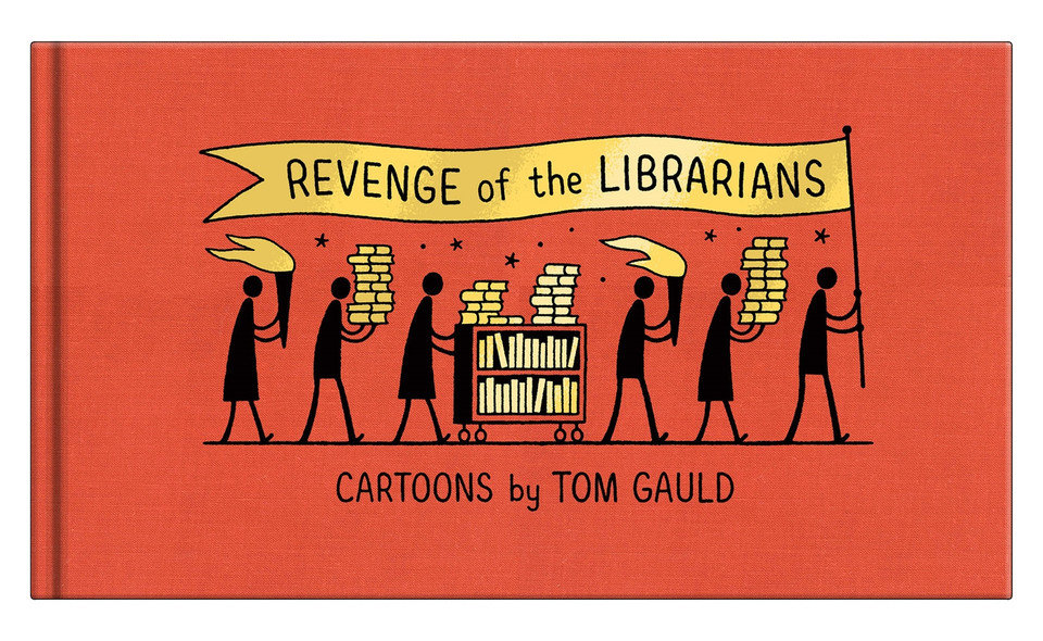 Revenge of the Librarians book cover by Tom Gauld