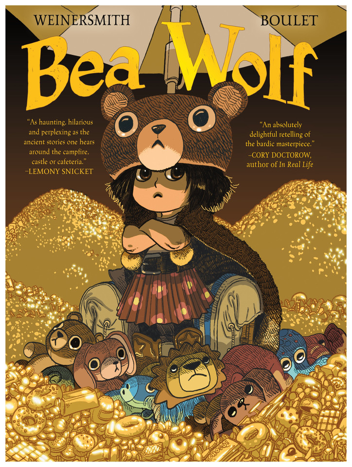 Bea Wolf book cover by Zach Weinersmith