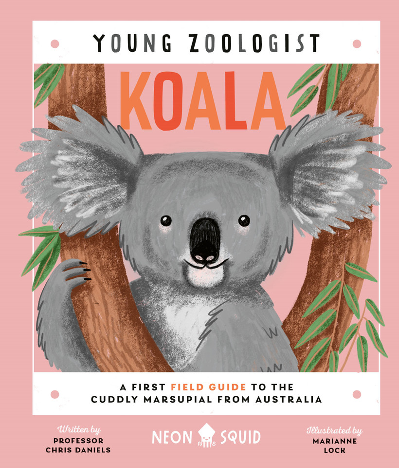 Koala (Young Zoologist): A First Field Guide to the Cuddly Marsupial from Australia (Young Zoologist) book cover by Chris Daniels, Neon Squid
