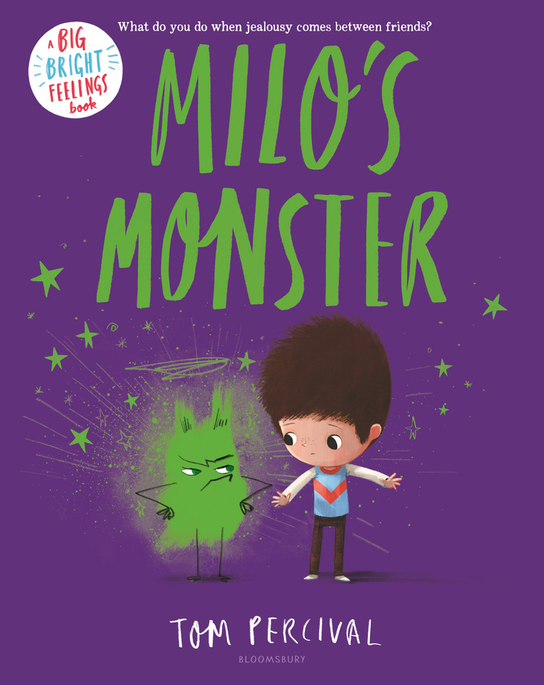 Milo's Monster (Big Bright Feelings) book cover by Tom Percival