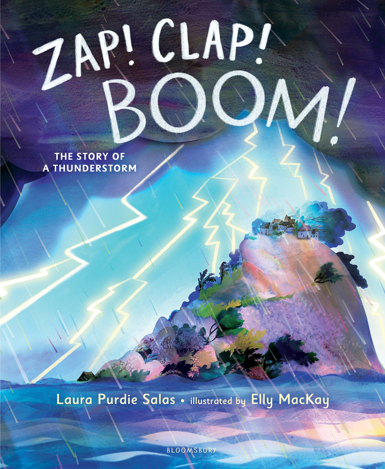 Zap! Clap! Boom!: The Story of a Thunderstorm book cover by Laura Purdie Salas