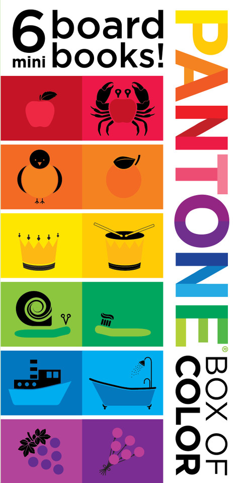 Pantone: Box of Color: 6 Mini Board Books!: 6 Mini Board Books! book cover by Pantone