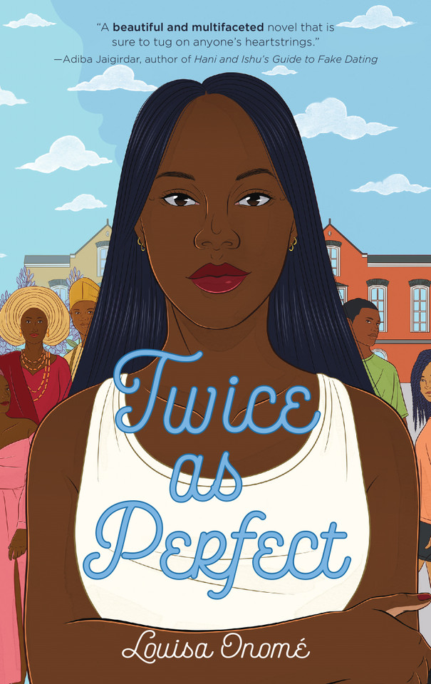 Twice as Perfect book cover by Louisa Onomé
