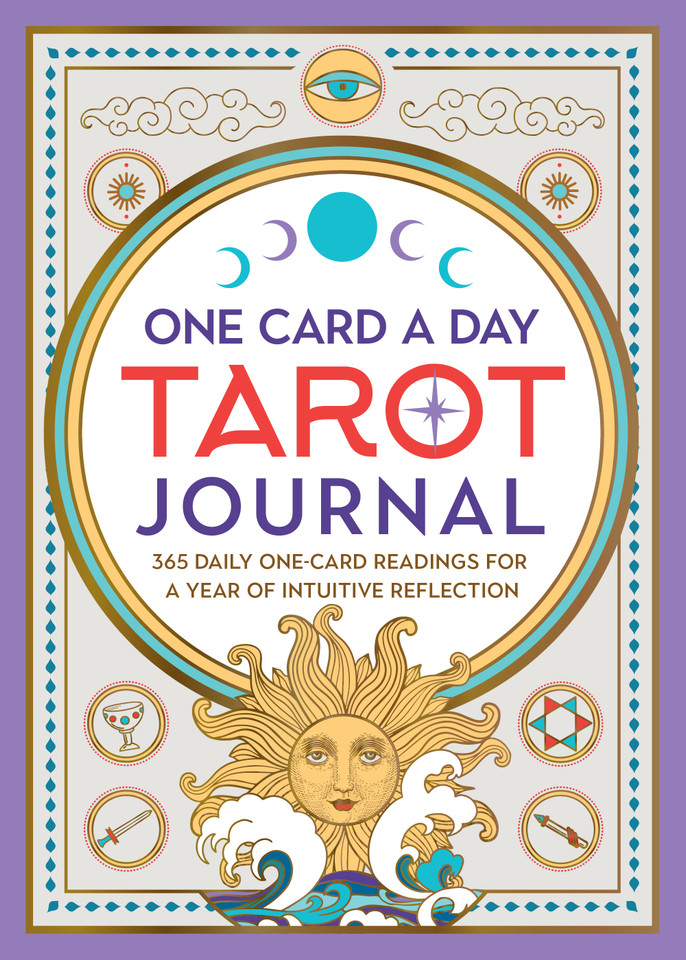 One Card a Day Tarot Journal: 365 Daily One-Card Readings for a Year of Intuitive Reflection book cover by Melanie Baker