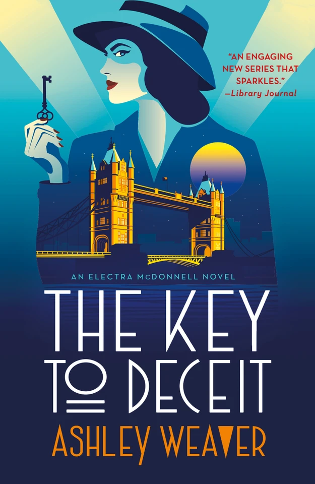 The Key to Deceit: An Electra McDonnell Novel (Electra McDonnell Series #2) book cover by Ashley Weaver