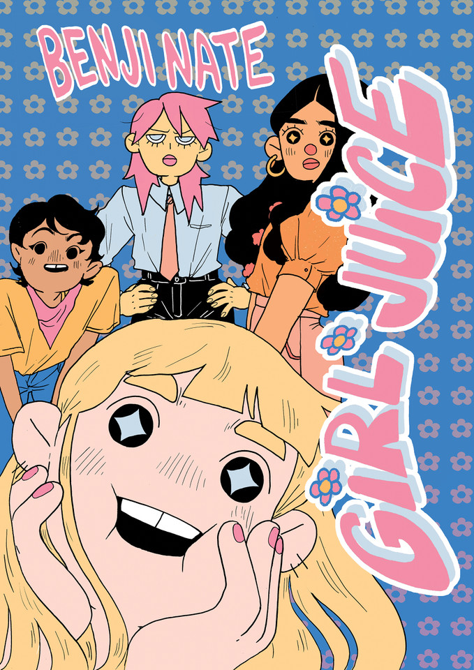 Girl Juice book cover by Benji Nate