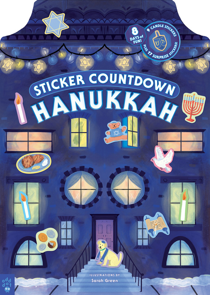 Sticker Countdown: Hanukkah (Sticker Countdown) book cover by Odd Dot