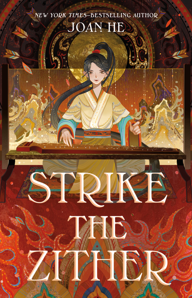 Strike the Zither: The Kingdom of Three Duology, Book One (Kingdom of Three #1) book cover by Joan He