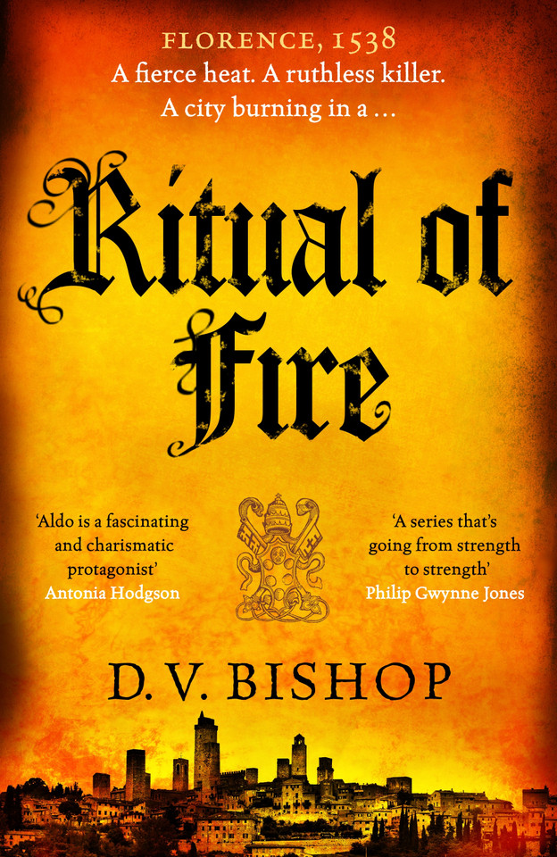 Ritual of Fire (Cesare Aldo #3) book cover by D. V. Bishop