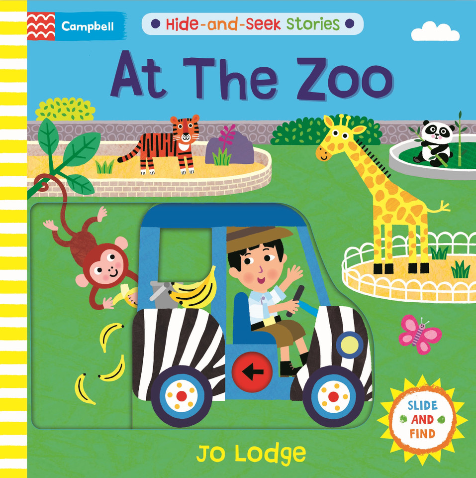 At The Zoo (Hide and Seek) book cover by Campbell Books