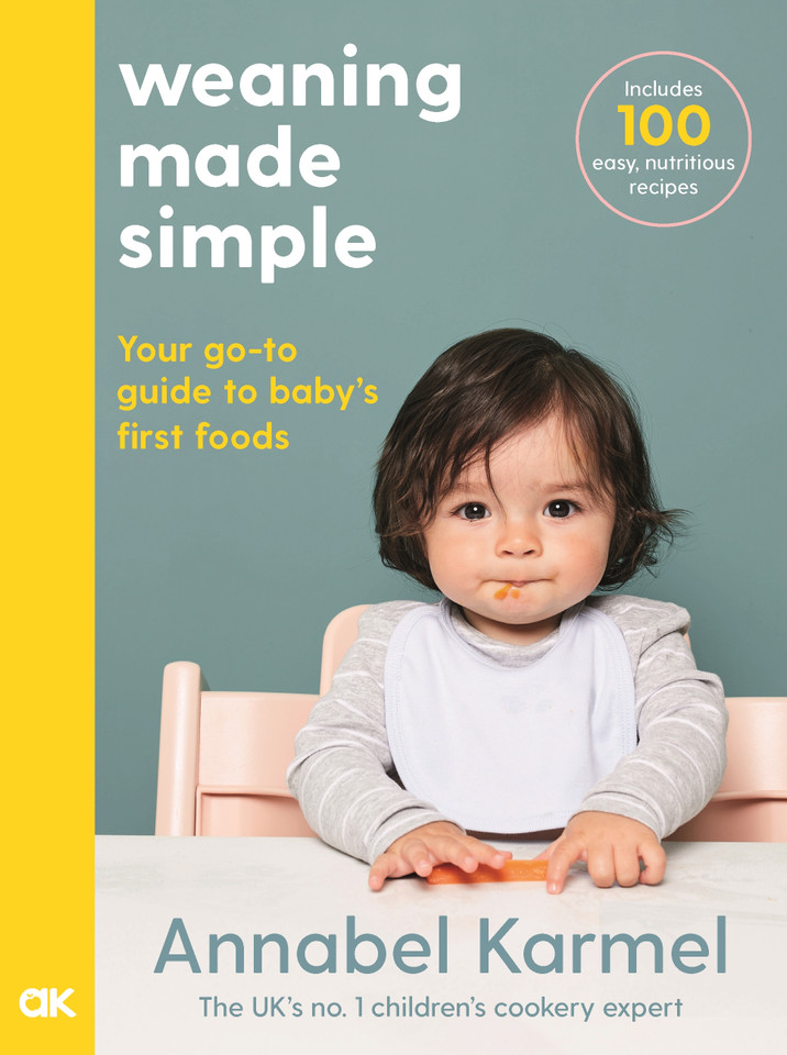 Weaning Made Simple: The all-you-need-to-know visual guide to weaning book cover by Annabel Karmel