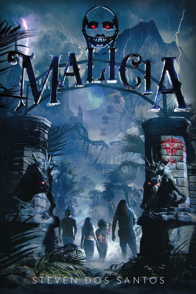 Malicia book cover by Steven dos Santos