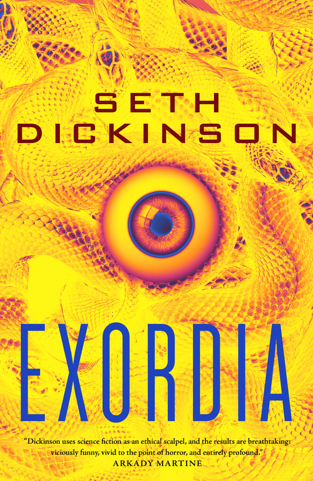 Exordia book cover by Seth Dickinson