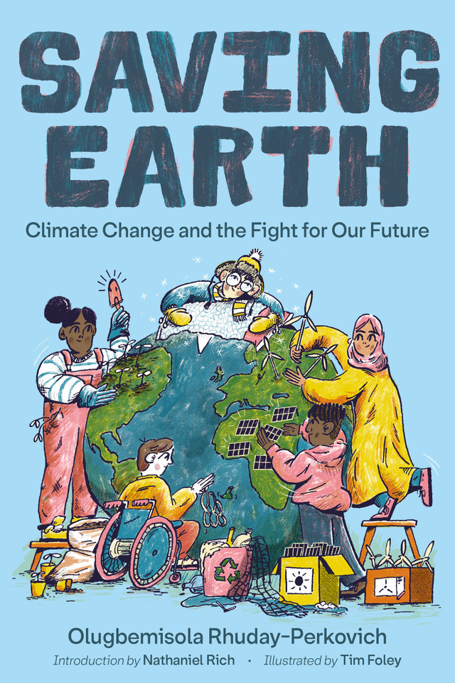 Saving Earth: Climate Change and the Fight for Our Future book cover by Olugbemisola Rhuday-Perkovich
