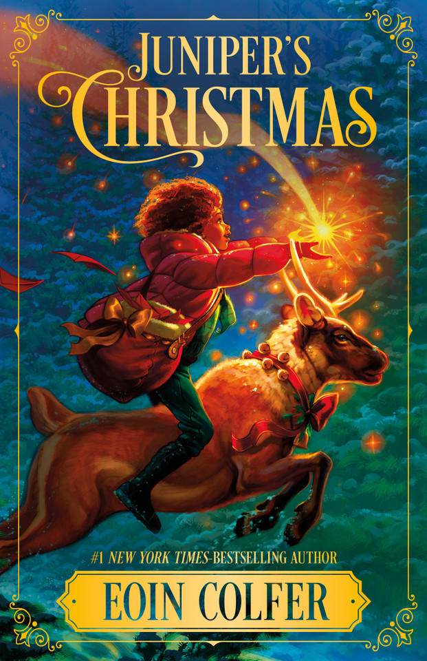 Juniper’s Christmas book cover by Eoin Colfer