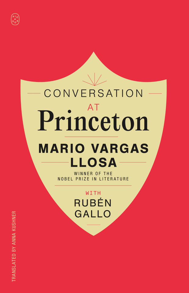 Conversation at Princeton book cover by Mario Vargas Llosa, Rubén Gallo