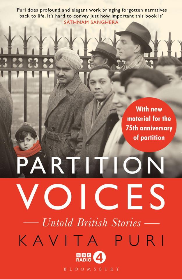 Partition Voices: Untold British Stories - Updated for the 75th anniversary of partition book cover by Kavita Puri