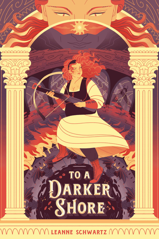 To a Darker Shore book cover by Leanne Schwartz