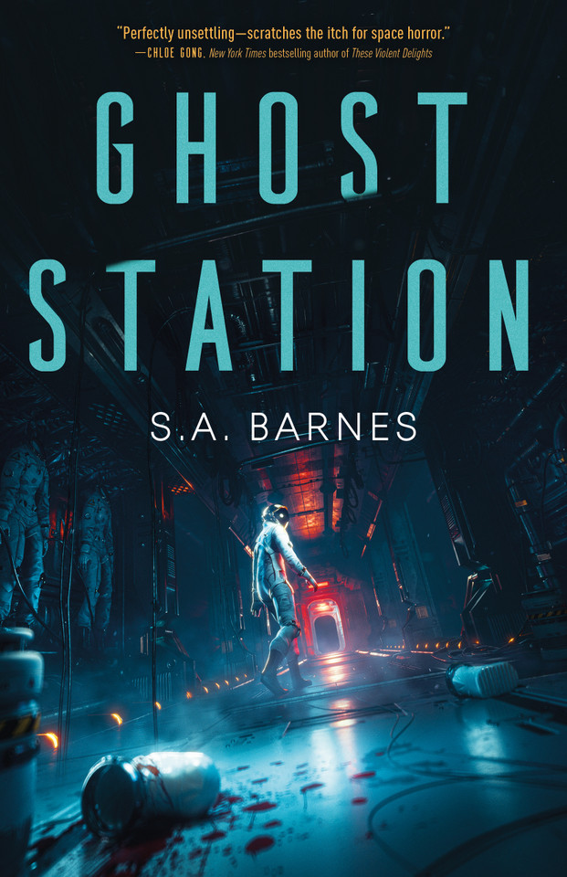Ghost Station book cover by S.A. Barnes