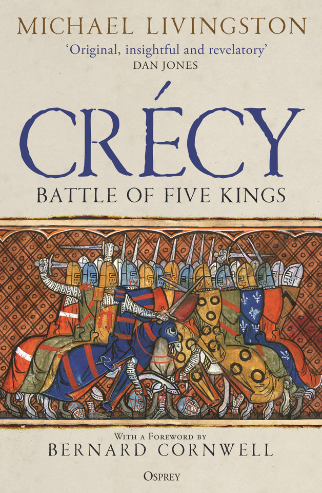 Crécy: Battle of Five Kings book cover by Michael Livingston