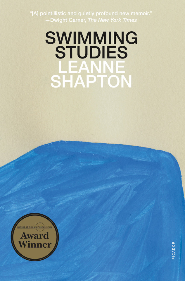 Swimming Studies book cover by Leanne Shapton